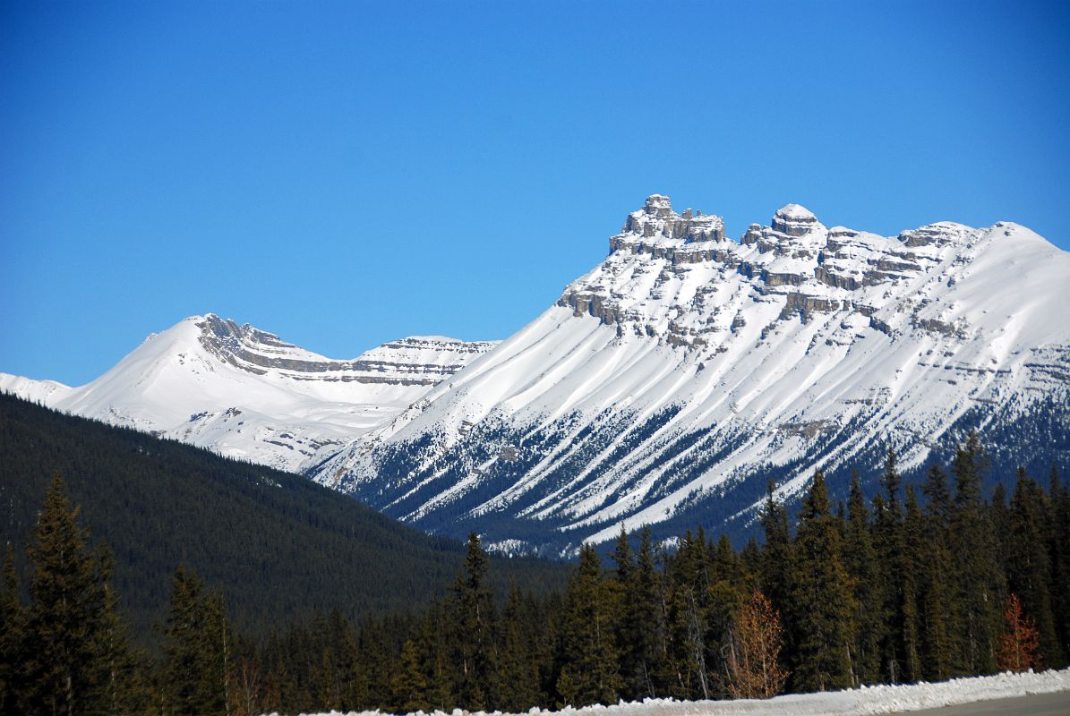 24 Cirque Peak, Dolomite Peak From Icefields Parkway